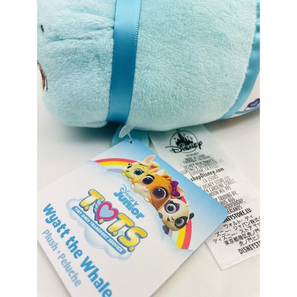 NWT~Disney T.O.T.S. WYATT THE WHALE Small Plush 6'' - Picture 6 of 9